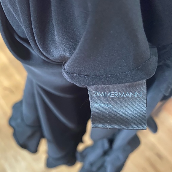 Zimmermann frill scoop neck silk dress - Picture 8 of 8